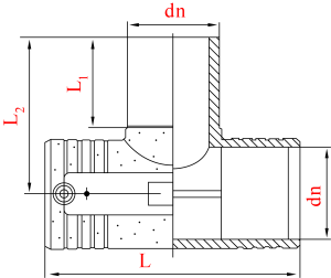 Тройник электросварной равнопроходной D 32X32X32 SDR11 (PN10/PN16) 