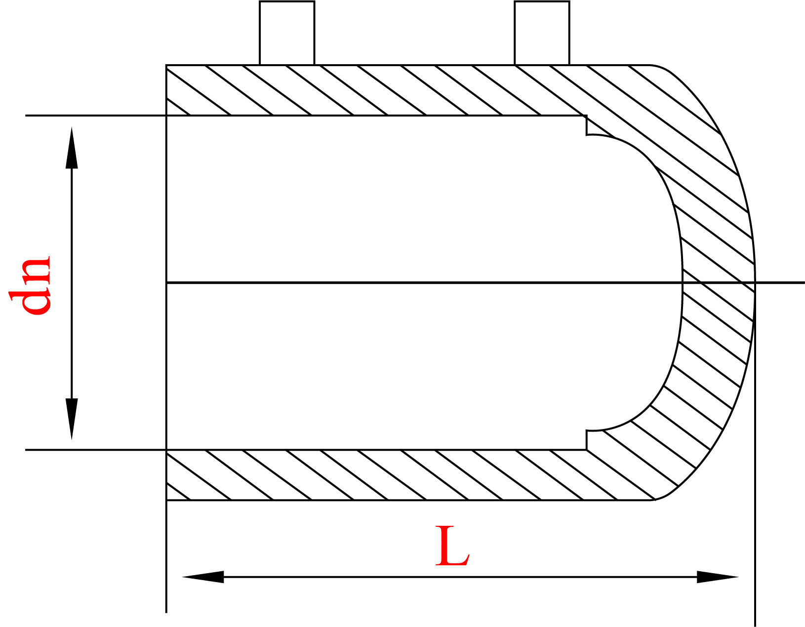 Заглушка электросварная D 160 SDR11 (PN10/PN16)